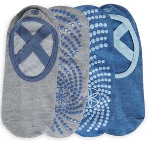 Gaiam Grippy Yoga Barre Socks 2 Pack